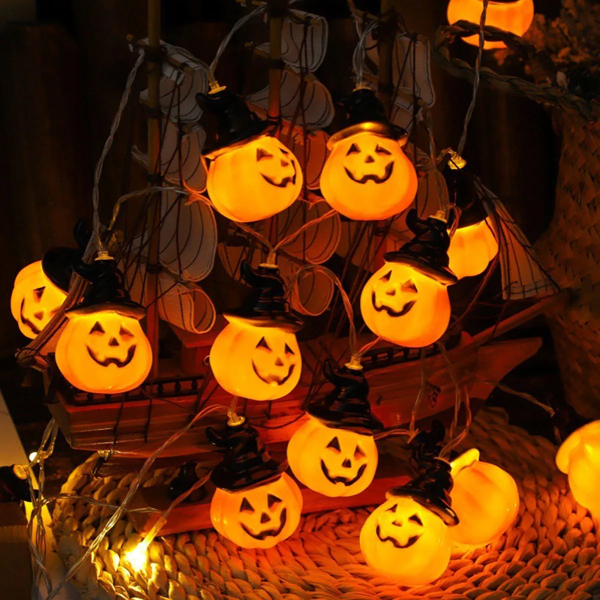 Halloween : Classic Pumpkin LED Light