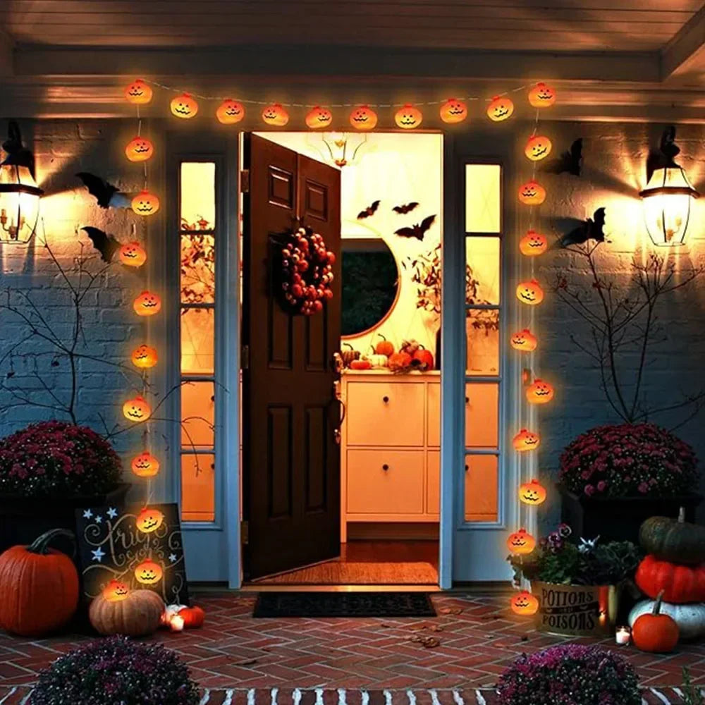 Halloween : Pumpkin String Light LED