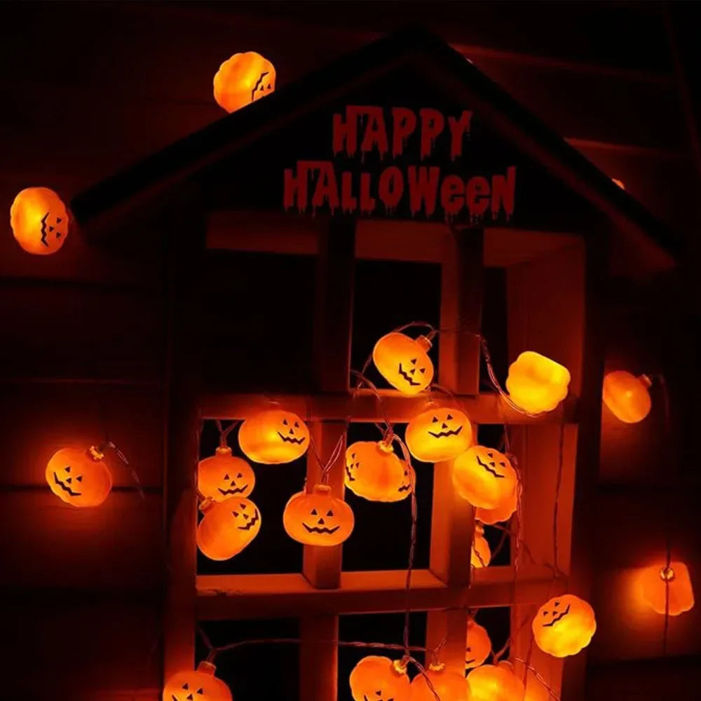 Halloween : Pumpkin String Light LED