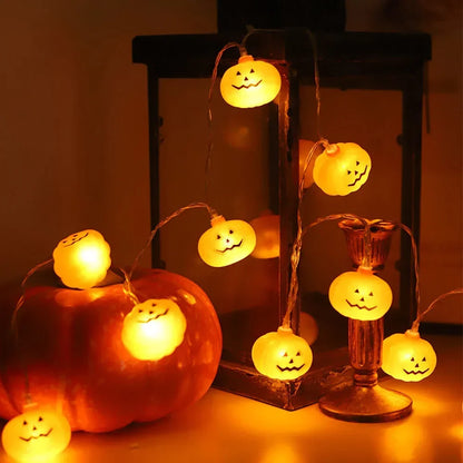 Halloween : Pumpkin String Light LED