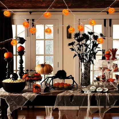 Halloween : Pumpkin String Light LED