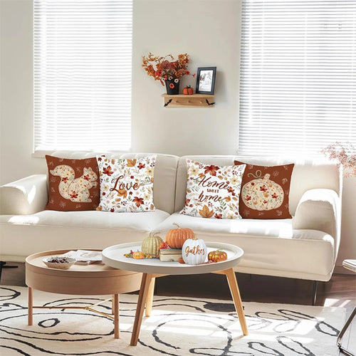 Autumn Harvest Pillow Covers Set