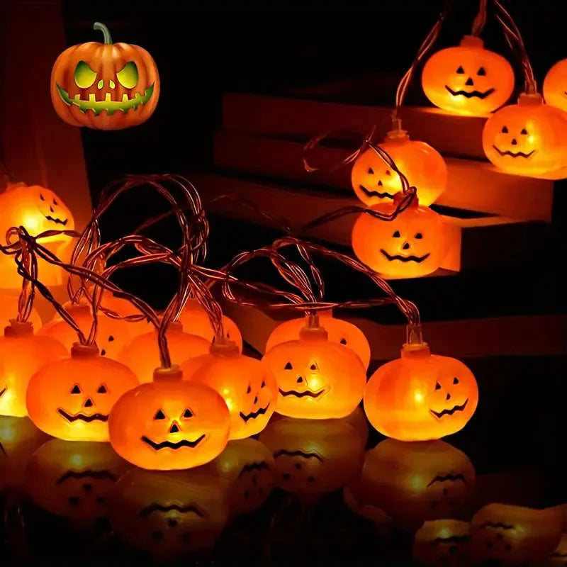 Halloween : Pumpkin String Light LED