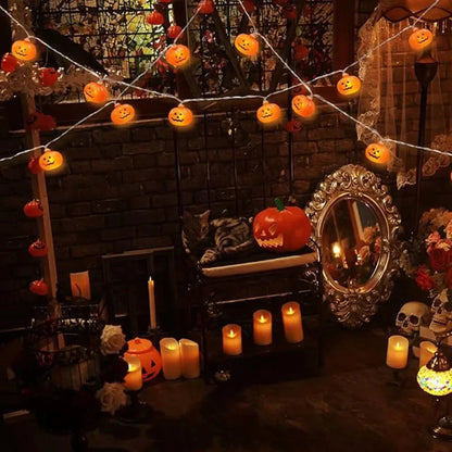 Halloween : Pumpkin String Light LED