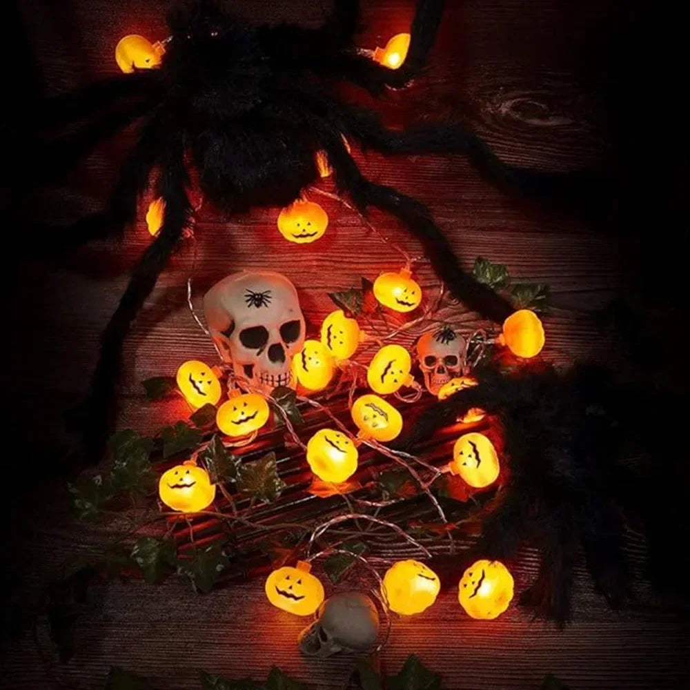 Halloween : Pumpkin String Light LED