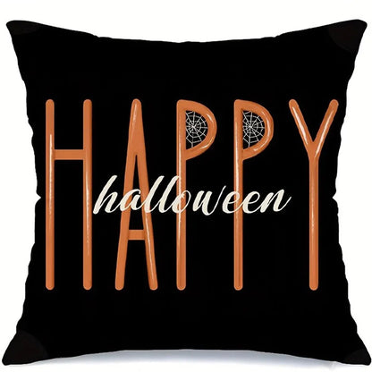 Halloween : Ghost with Bow & Pumpkin
