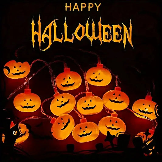 Halloween : Pumpkin String Light LED
