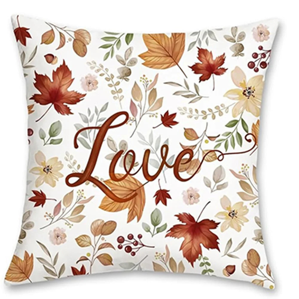 Autumn Harvest Pillow Covers Set